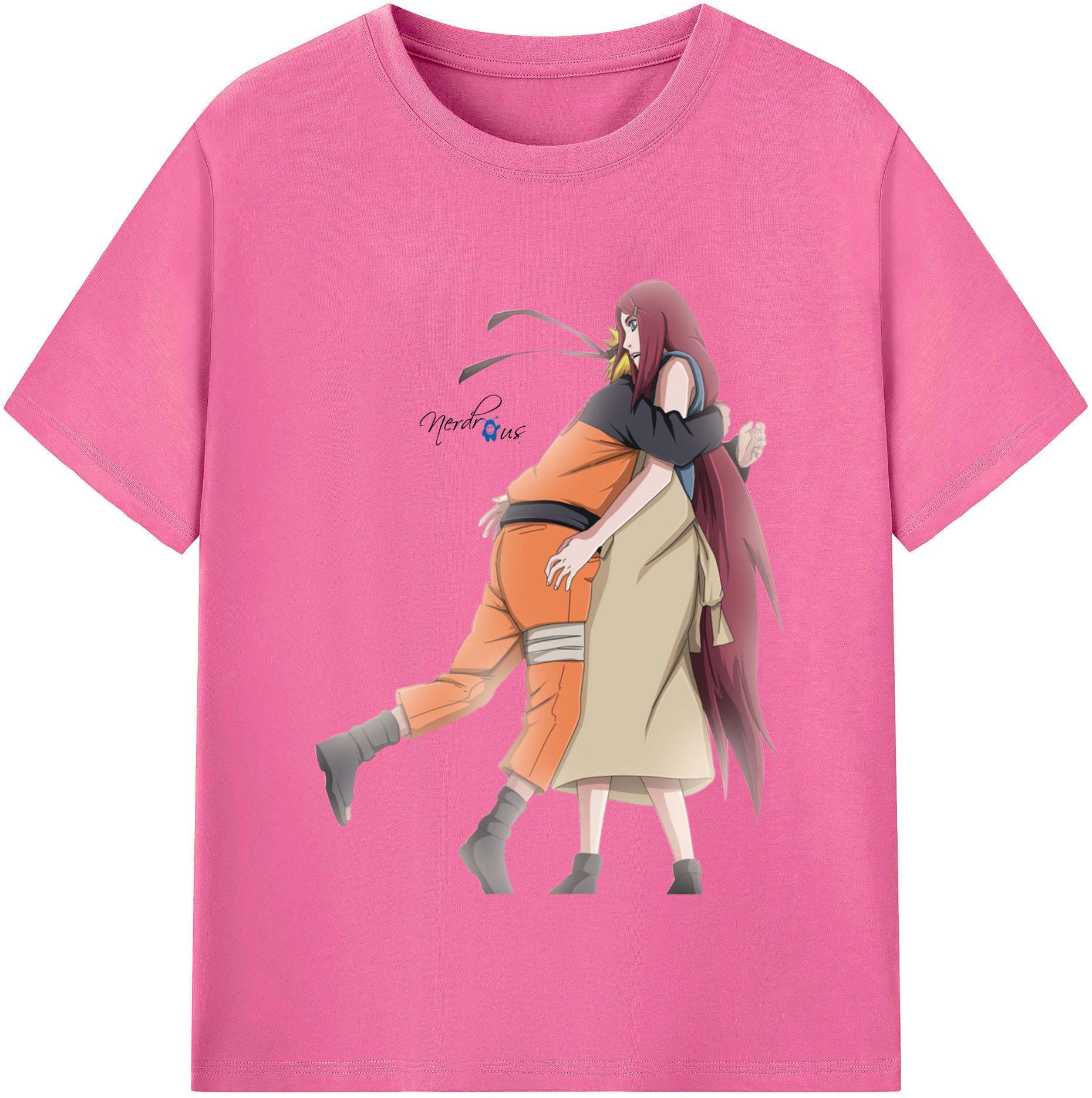 （画像用） NARUTO -ナルト- うずまき ナルト Uzumaki Naruto レディースカジュアルプリントTシャツ（綿100％）